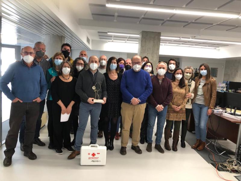 Fotografía del personal de los Vicerrectorados de Docencia y PDI Fotografía de Juan Manuel Martín, Vicerrector de Docencia, y el equipo de los Vicerrectorados de Docencia y PDI